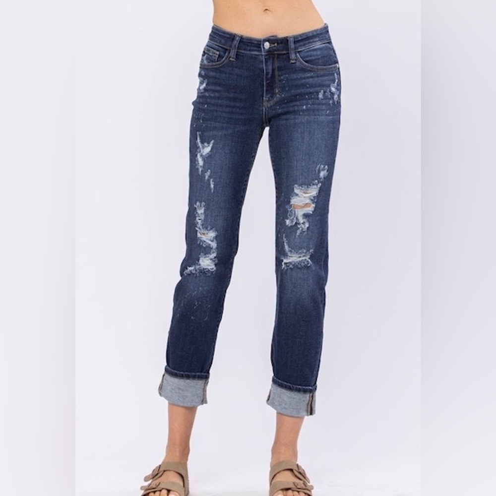 Judy Blue Boyfriend Jeans sz 9